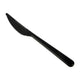 Coltello riutilizzabile nero pp 185 mm