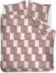 Copripiumino Vtwonen check mate - letti gemelli - 240x200 220 - rosso mattone