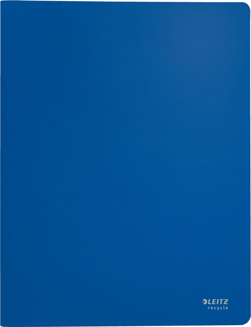 Leitz recycle showalbum a4 - 20 hoezen - 90% pre- en post-consumer gerecycled plastic - blauw