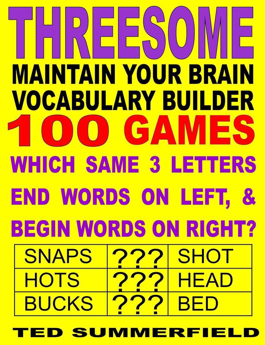Mantieni la tua edizione a tre per la creazione del vocabolario cerebrale