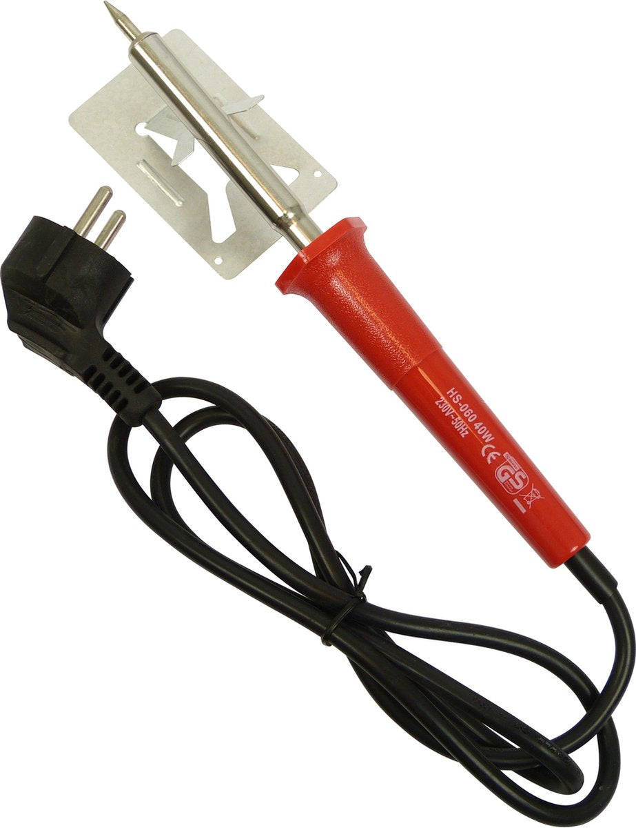 Saldatore Carpoint - 230v 50hz - potenza 40watt - compreso supporto pieghevole - lunghezza cavo 120cm