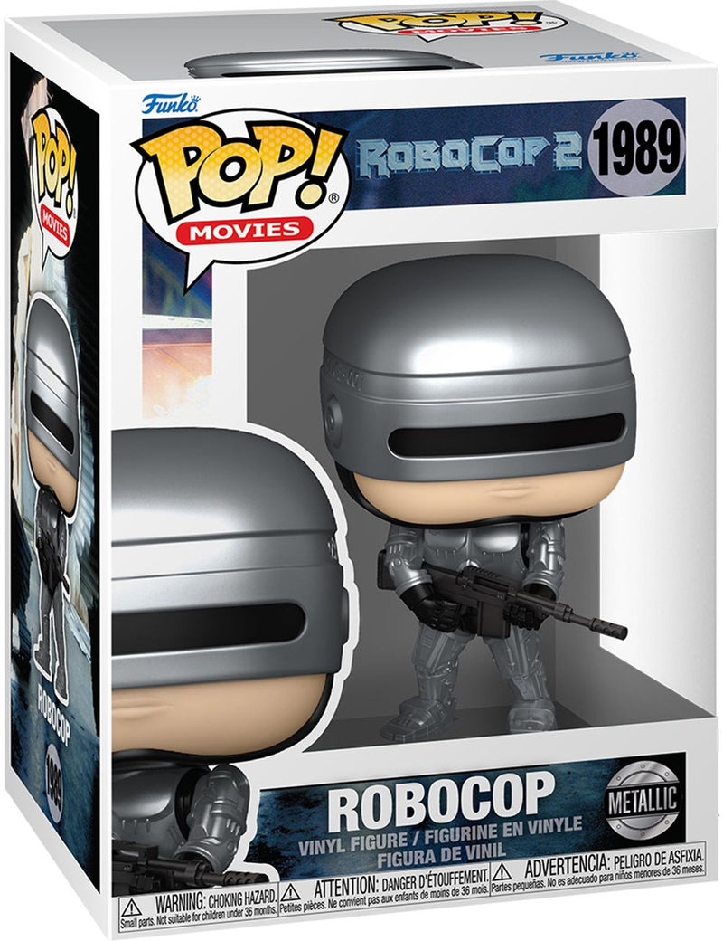 Funko robocop 2 - robocop (chase edition möglich) statuetta in vinile 1989 unisex pop! - multicolore - standard
