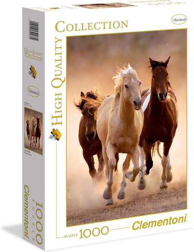Clementoni puzzel paarden, 1000st.