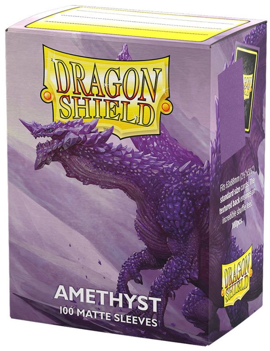 Dragonshield 100 bustine protettive color ametista opaco