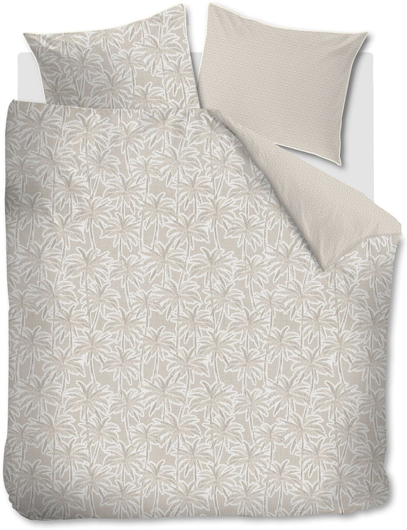 Riviera maison rivièra maison palm paradise copripiumino - matrimoniale - 200 x 200 220 cm - sabbia