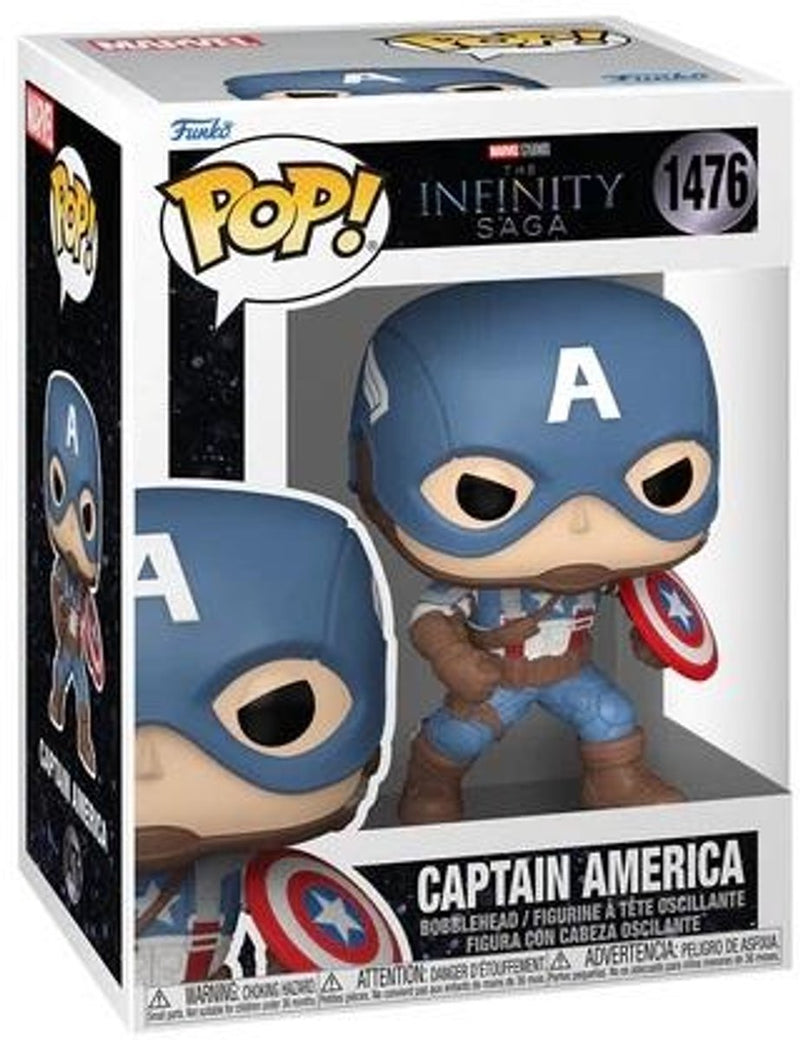 Funko pop marvel: la saga dell'infinito - capitan america pop #1476