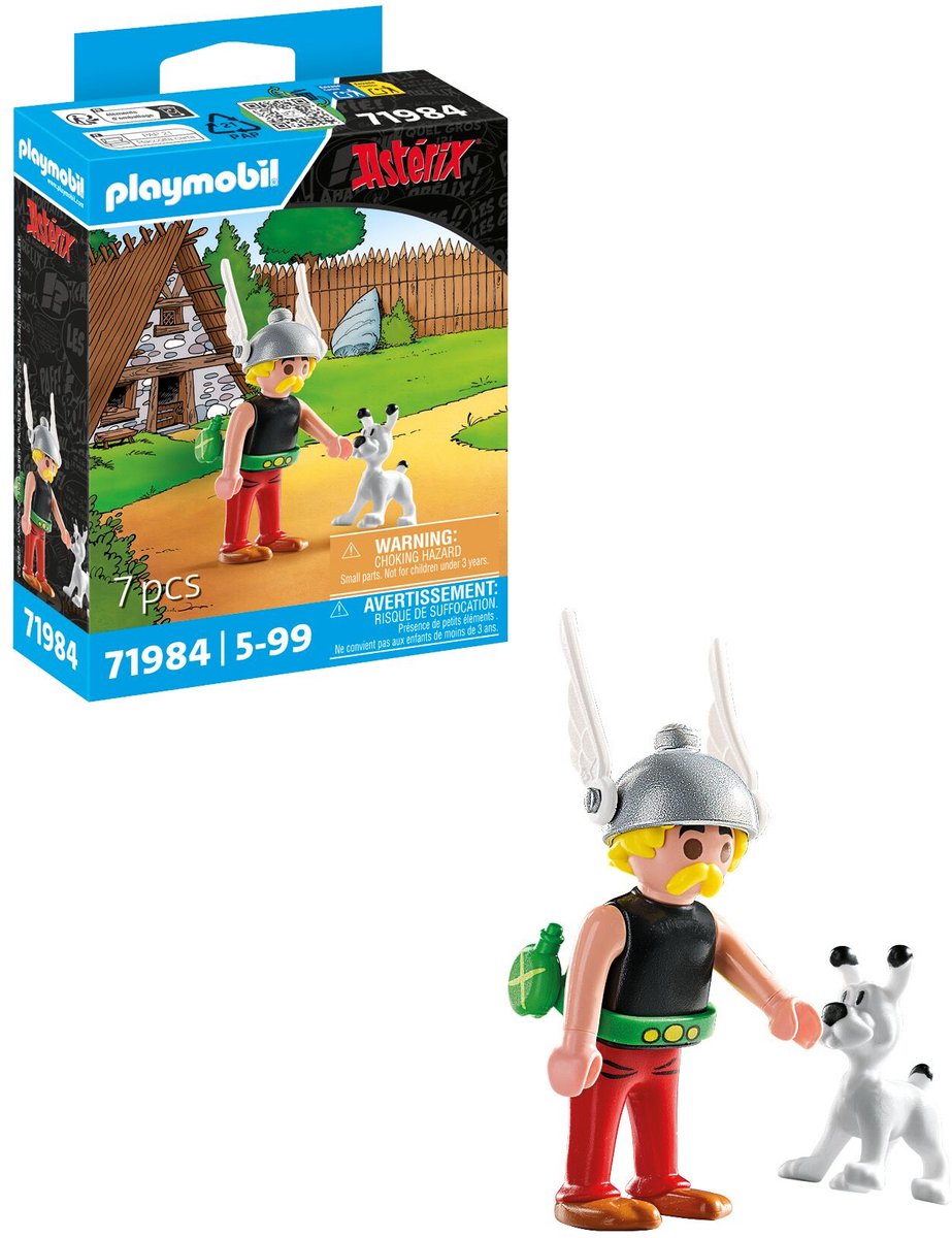 Playmobil 71984 asterix en idefix, asterix, stripfiguren, vanaf 5 jaar