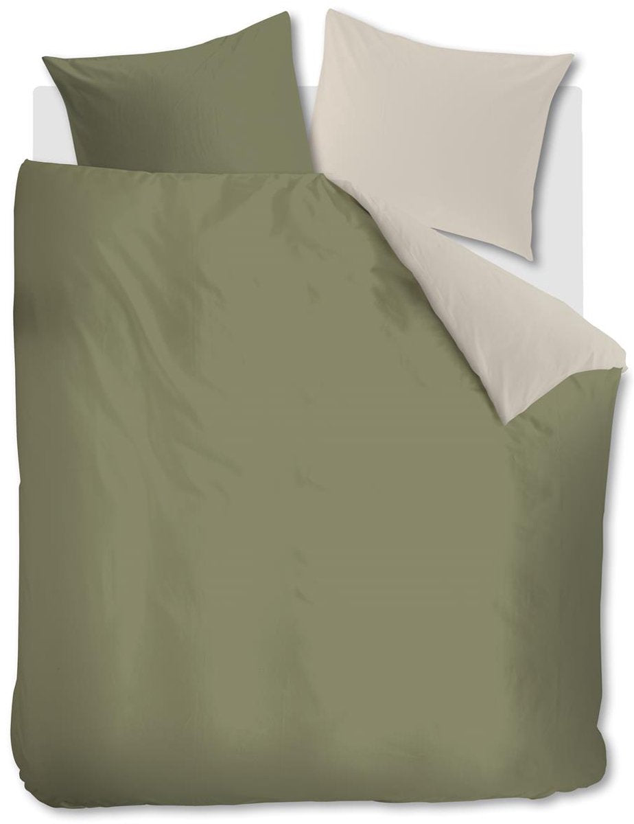 Vtwonen - copripiumino duo - letti gemelli - 240x200 220 cm - verde oliva