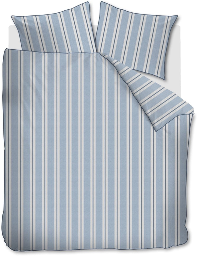 Riviera maison rivièra maison silvan copripiumino - singolo - 140 x 200 220 cm - blu