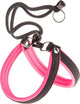 Pettorina per cani Ferplast agila fluo-2 da 32 a 50 cm nylon rosa nero