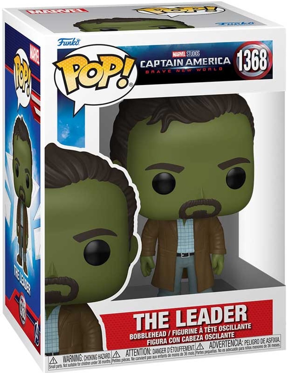Funko capitán américa valiente nuevo mundo: ¡la figura de vinilo líder 1368 pop unisex! - multicolor - estándar