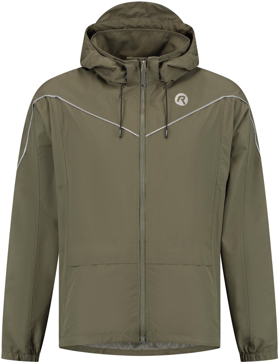Rogelli commuter essential regenpak - waterdicht - legergroen - 3xl