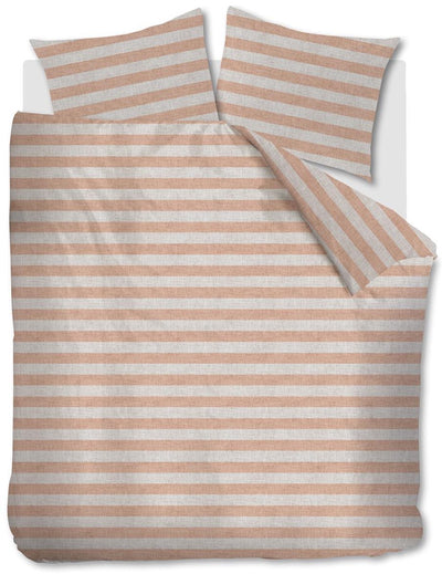 Vtwonen - bold stripe duvet cover - twin beds - 240x200 220cm - pastel pink