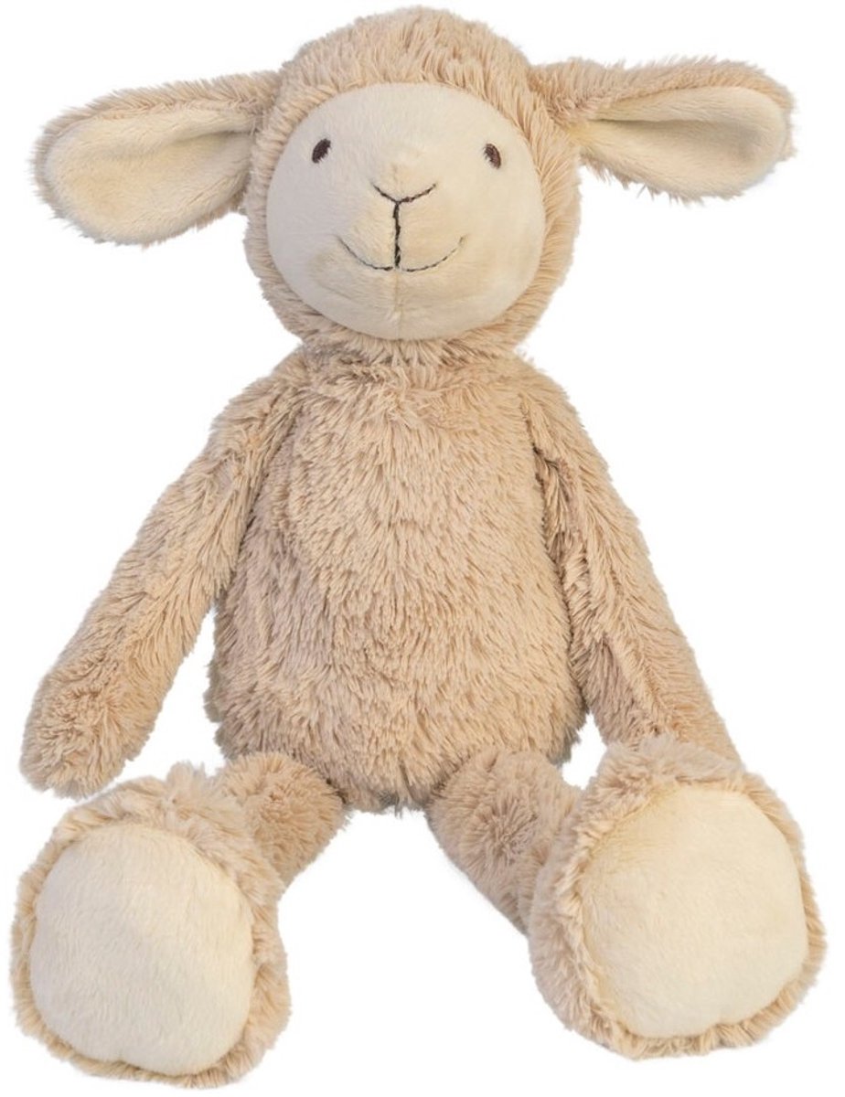 Happy horse lam livio knuffel 48cm - beige - baby knuffel