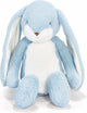 Bunnies by the bay coniglio floppy nibble - animale di peluche - peluche per bambini - dettagli ricamati - 44 cm - blu