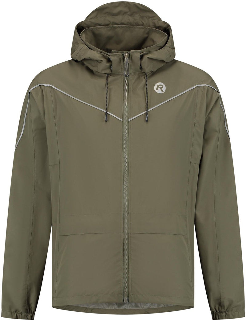 Rogelli commuter essential regenpak - waterdicht - legergroen - m