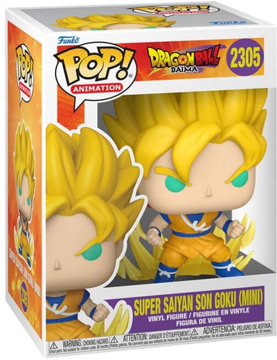 Funko dragon ball super saiyan son goku (mini) (chase edition possible!) vinyl figure 2305 unisex pop! - neutral - standard