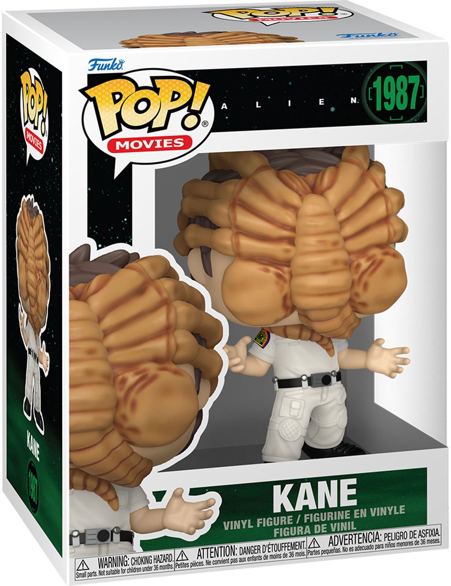 Funko alien kane (edizione inseguimento possibile!) Figura in vinile 1987 unisex pop! - multicolore - standard