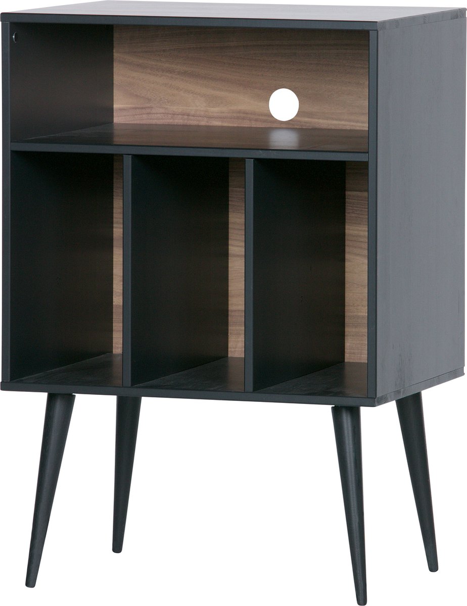Armario james de madera - pino - nogal negro - 83x60x44