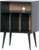 Armario james de madera - pino - nogal negro - 83x60x44