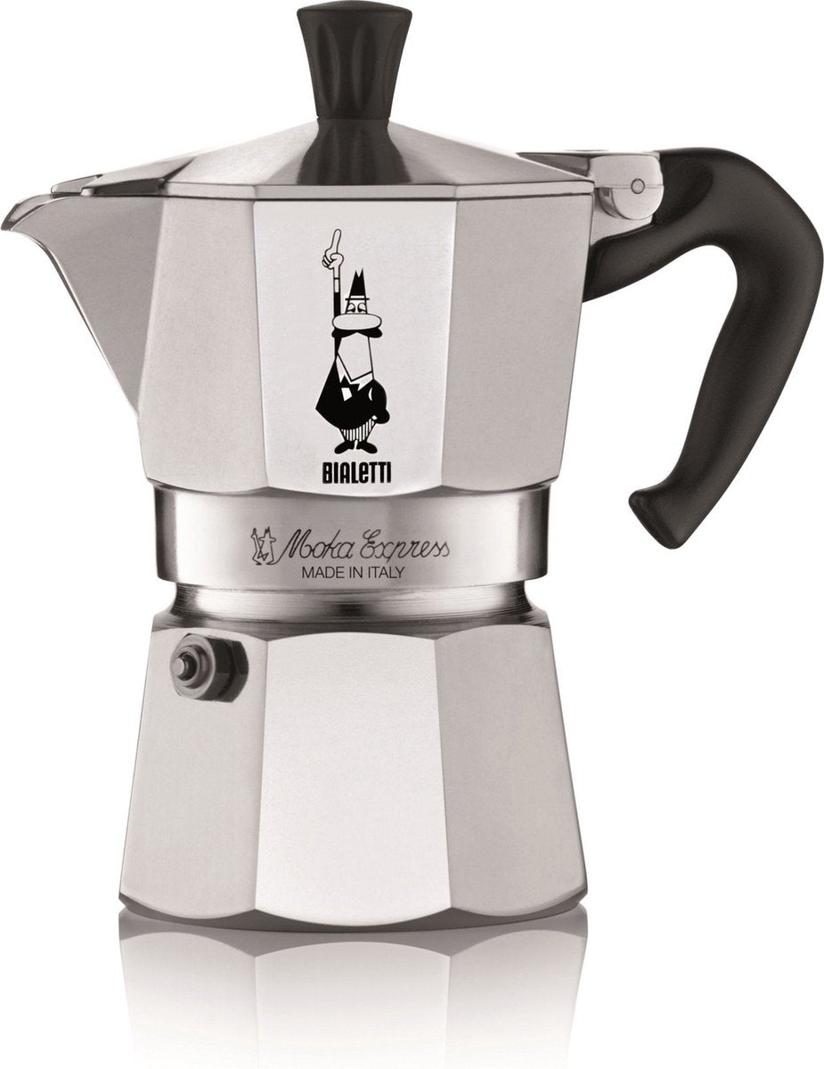 Bialetti moka express - cafetera eléctrica - 2 tazas - aluminio