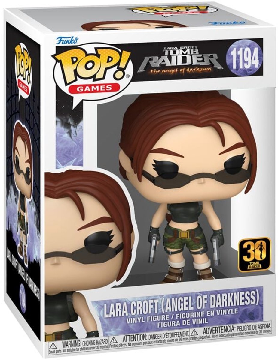 Funko Tomb Raider Lara Croft (Ángel de la Oscuridad) Figura de vinilo 1194 Unisex Pop! - neutro - estándar