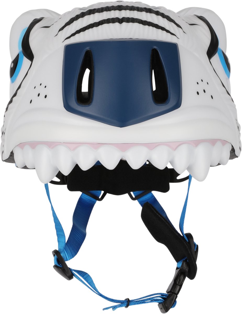 Casco da bicicletta di sicurezza pazzo per bambini | tigre bianca | | certificato en1078