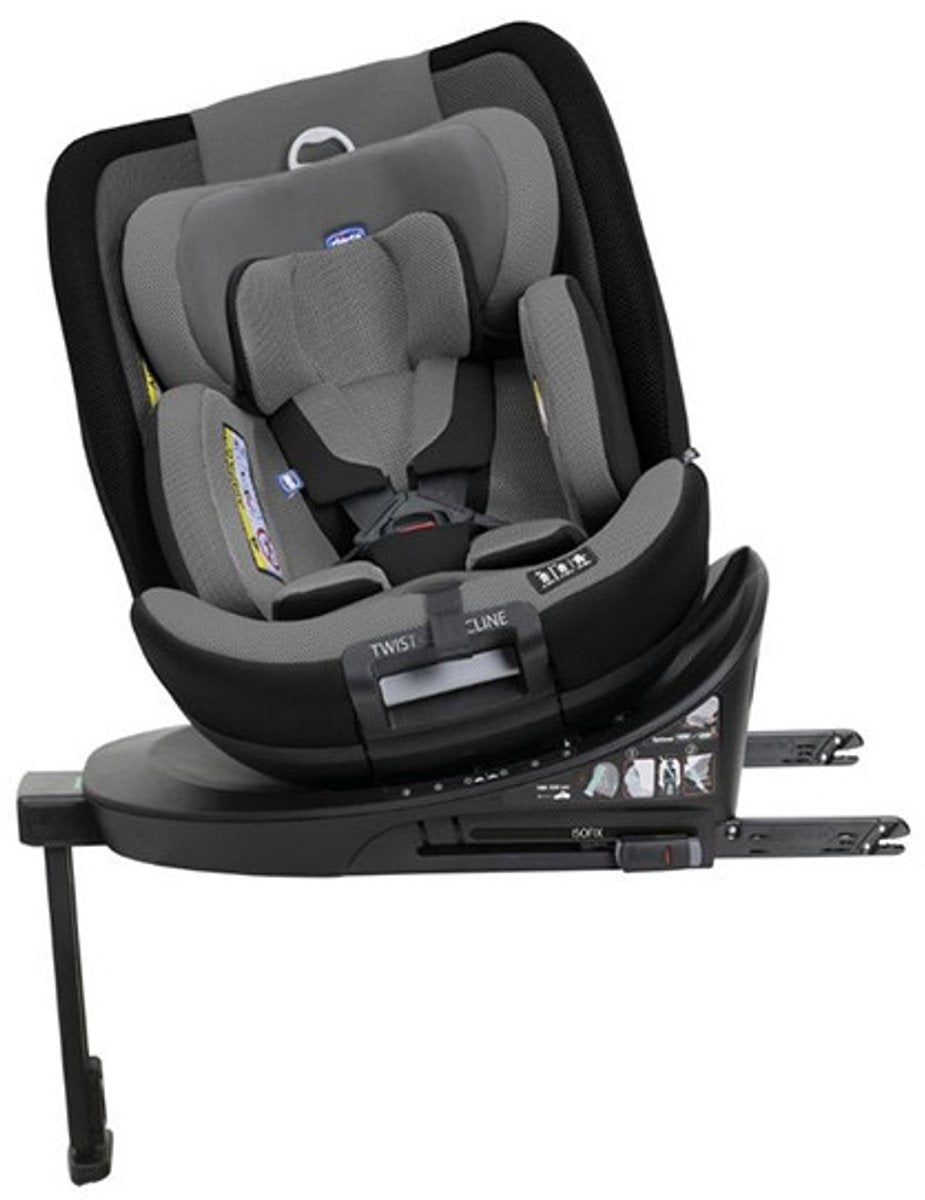 Chicco everone i-size autostoel - grijs zwart (40-150 cm)