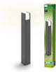 Philips led philips arbour tuinpaal - ultra efficient - antraciet - 4.3w