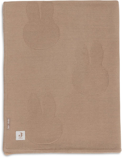 Coperta per culla Jollein - 75x100 cm - miffy - velluto biscotto