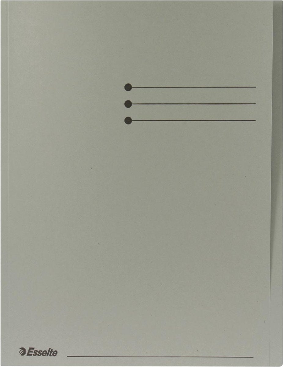 Esselte 100% gerecycled kartonnen inlegmappen - a4 - 100 stuks - multicolor