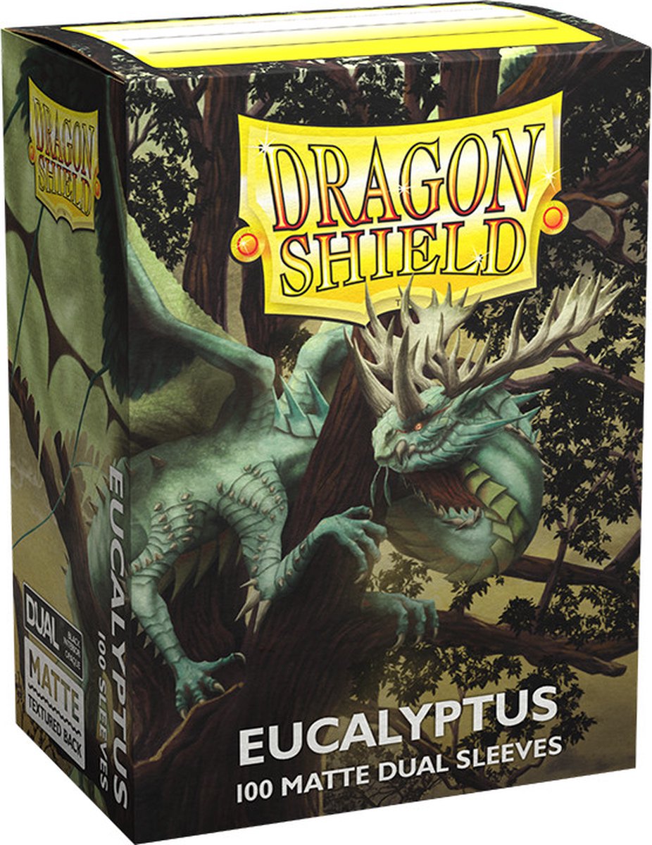 Escudo de dragón Dragonshield - eucalipto de doble manga mate 100x
