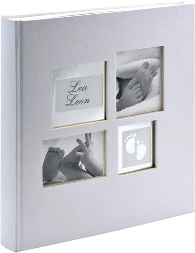 Walther uk-172 little foot - babyalbum - formaat 29 x 30,5 cm - wit