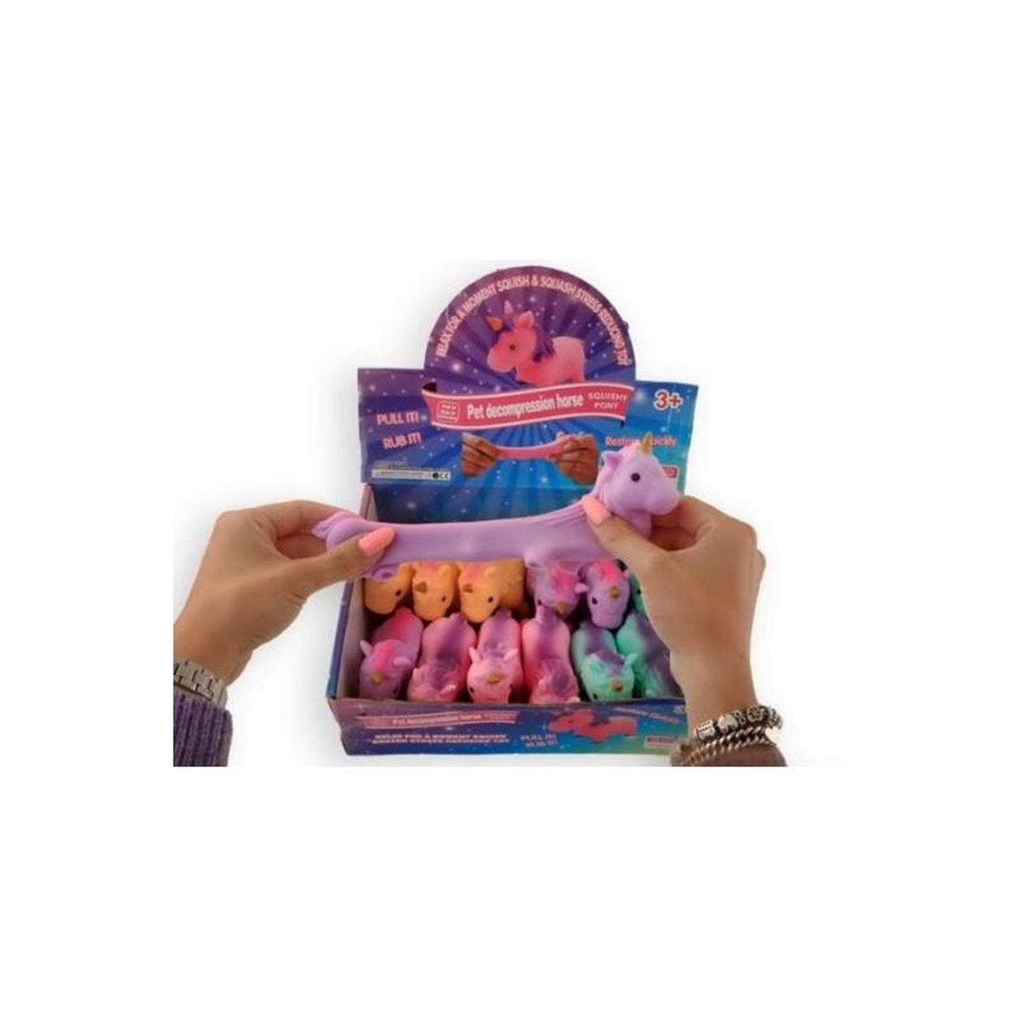 Squeeze unicorn poeder gevuld