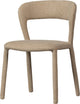 Silla de comedor Woood noble - tejido - beige arena - 76x51x56 cm