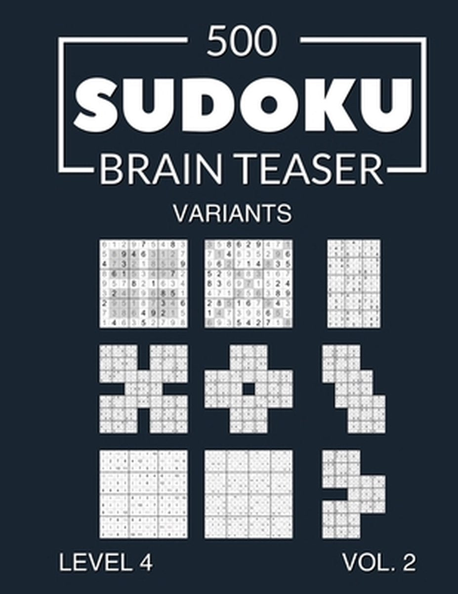 500 variantes de rompecabezas de sudoku nivel 4 vol. 2