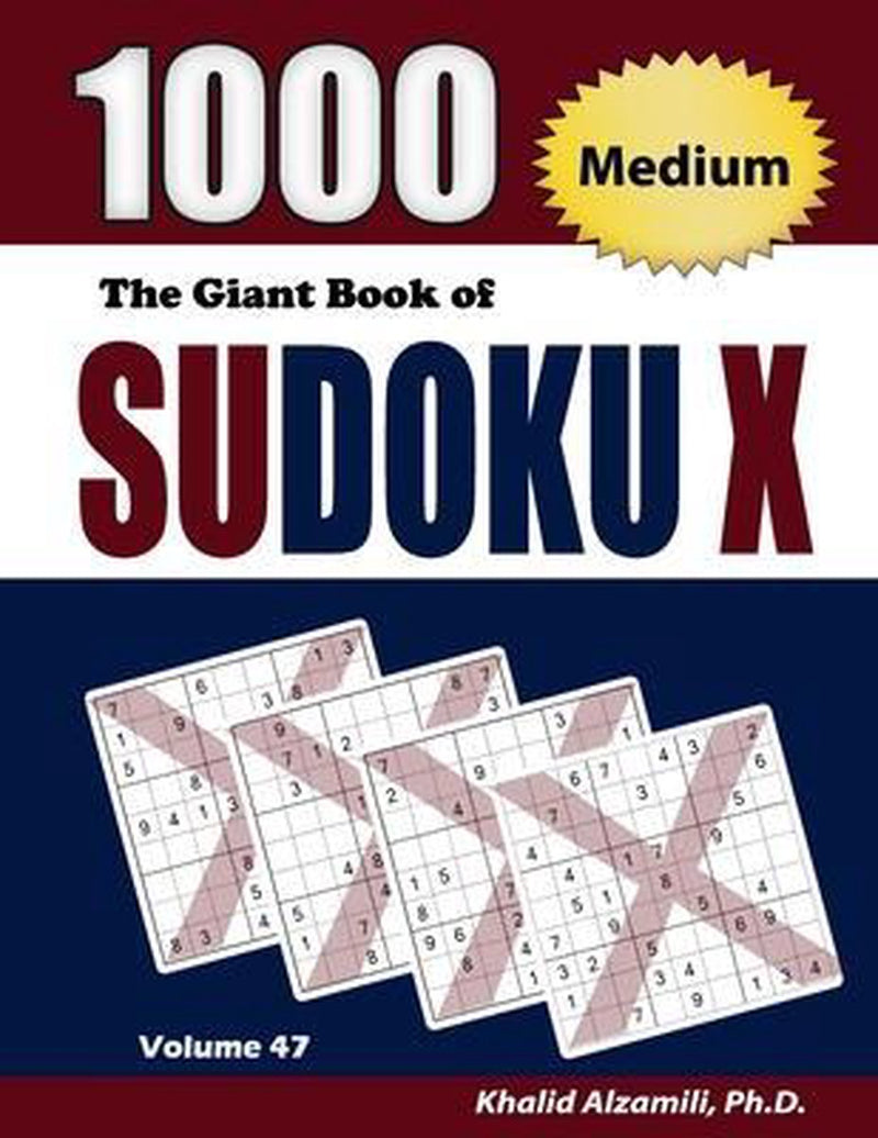 Libro gigante de sudoku x.