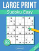 Easy large print sudoku puzzle books- sudoku large print easy