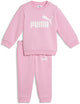 Puma minicats ess crew set fl inf unisex trainingspak - pink shimmer