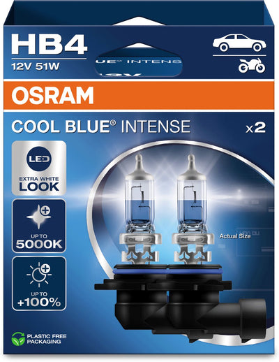 Osram cool blue intense nextgen - lampada alogena - 5000k - contrasto elevato - confezione ecologica