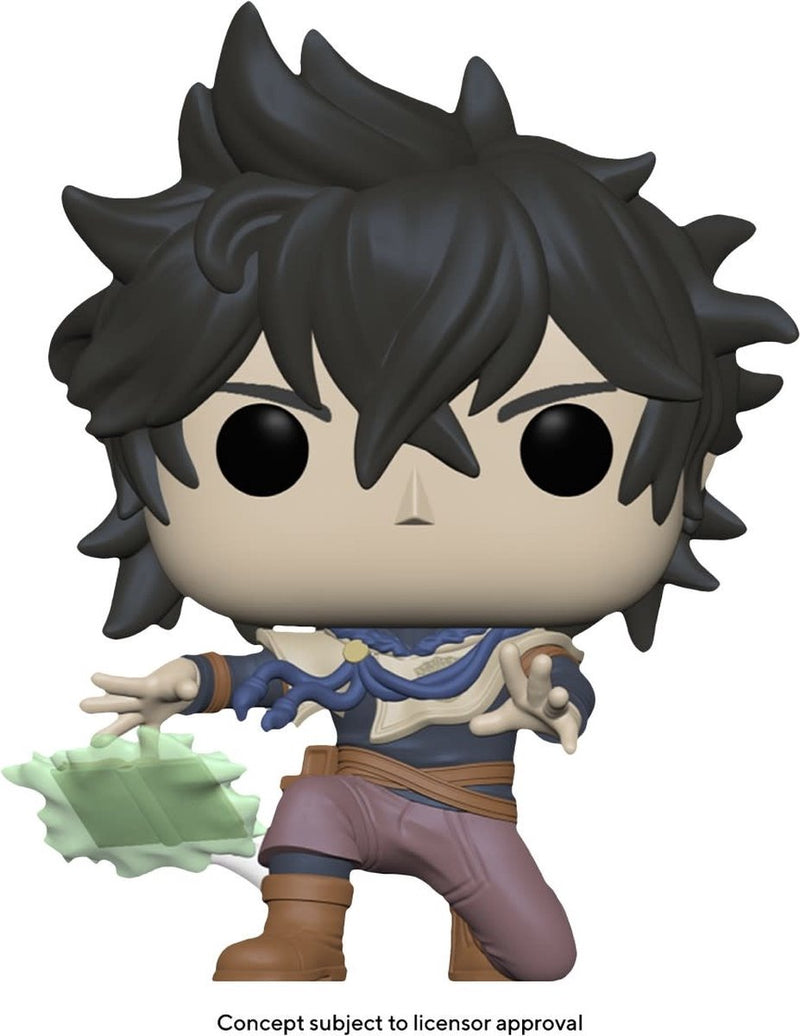 Figura coleccionable funko trébol negro pop! animación yuno 9 cm multicolores