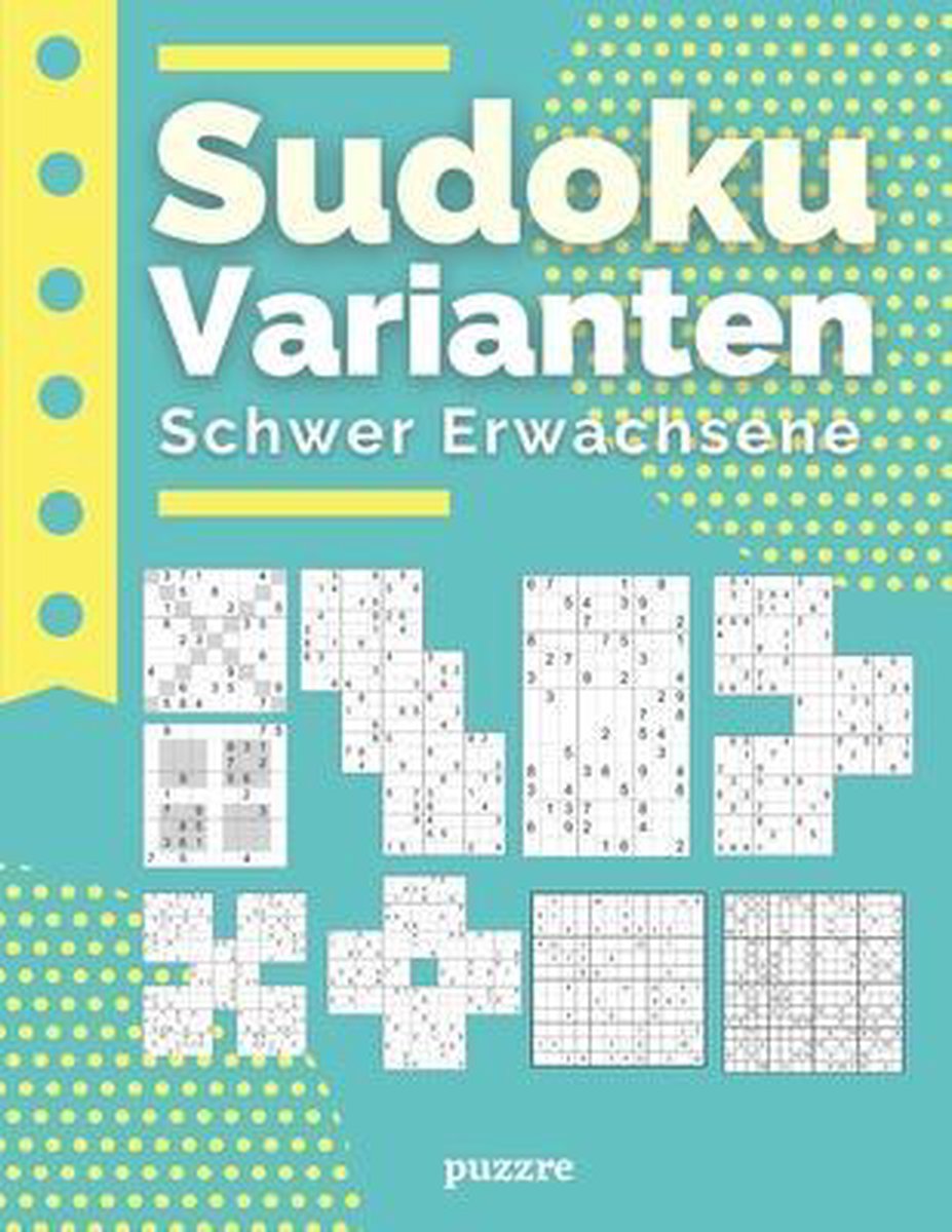 Variantes del sudoku schwer erwachsene