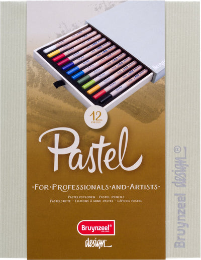 Astuccio per matite pastello dal design Bruynzeel | 12 colori