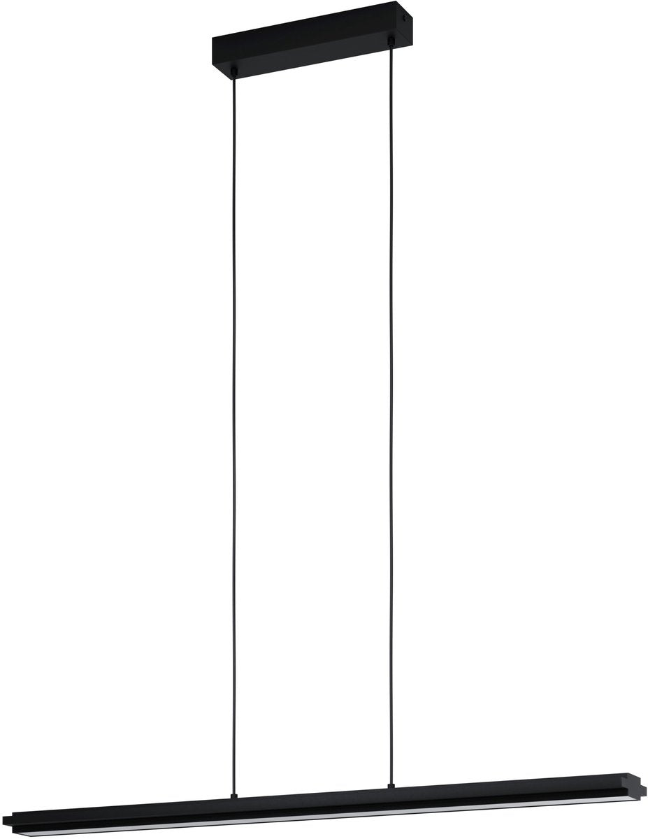 Eglo cambulos hanglamp - led - 93,5 cm - zwart wit - dimbaar
