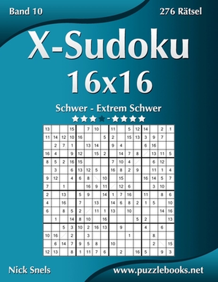 X-sudoku 16x16, swing bis swing extremo