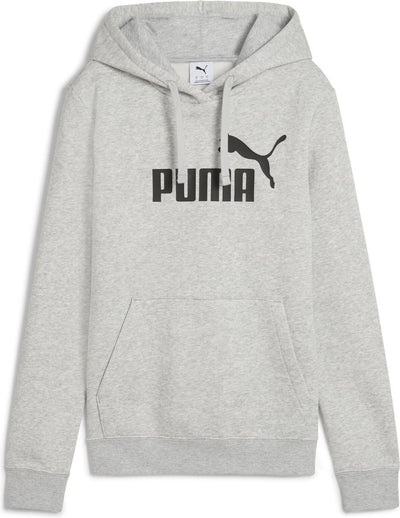 Puma ess n. 1 felpa sportiva da donna con cappuccio e logo FL - grigio erica chiaro
