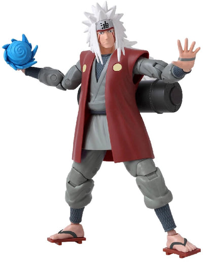 Bandai - eroi anime - figura jiraiya - naruto shippuden con licenza ufficiale - eroi anime manga figura 17 cm - figura d'azione jiraiya - collezione - giocattoli per bambini 4+ - 36965