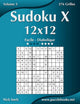 Puzzlebooks.net sudoku x - 12 x 12 - facile a diabolique - 276 grilles