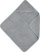 Meyco baby uni bath cape - terry cloth - gray - 75x75cm