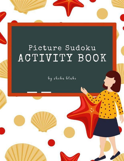 Libro de actividades de sudoku Pic ture para niños mayores de 6 años (versión imprimible)